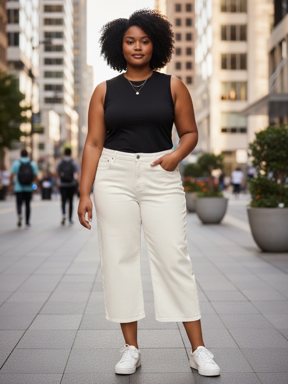 Banana Republic Cropped Wide-Leg Jeans